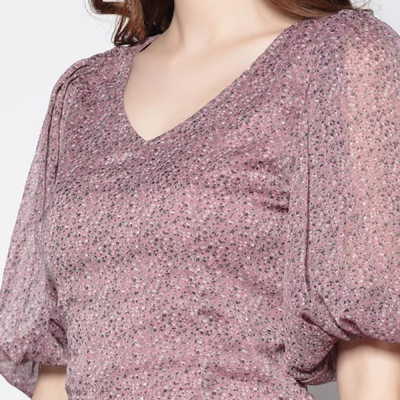 Floral Regular Crop Top